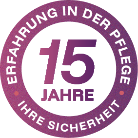 15 Jahre Erfahrung in der Pflege